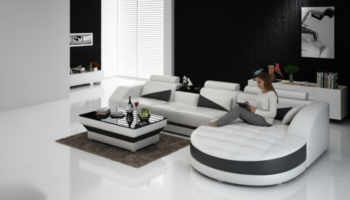 Narożnik Narożnik kanapa Design Podkładka Zestaw narożny Sofa Żywy krajobraz Couch Tabela USB