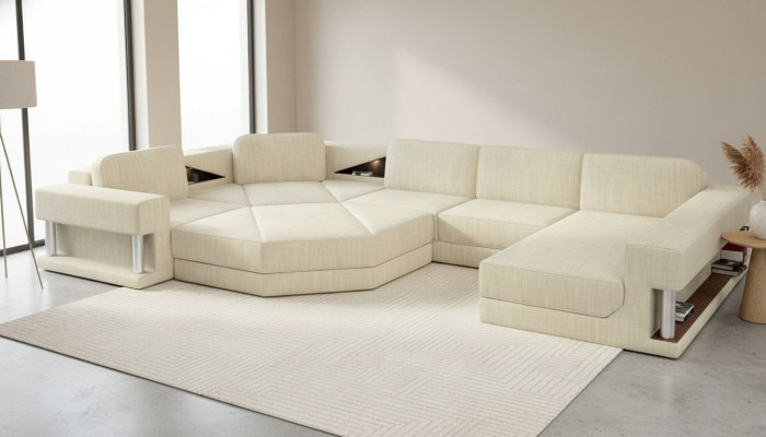 Nowoczesny Zestaw sofowy 3+2+1 miejsce do siedzenia Zestaw Design Podkładka Sofa Kanapa Kanapy