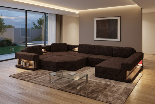 Narożnikowa kanapa z USB Podkładka Textill Design Sofa Ustawić Żywy krajobraz Parliament