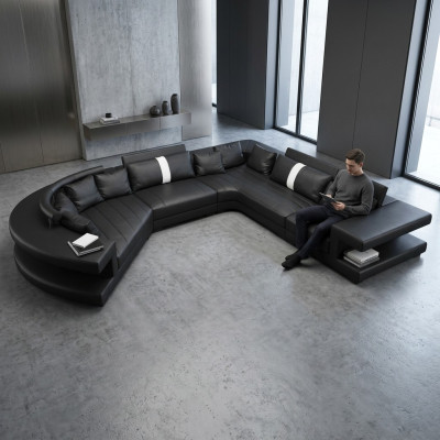 Żywy krajobraz Modern Siedziba Podkładka Living Room Podkładka Narożnik Couch USB + Light