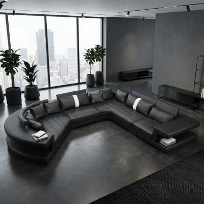 Żywy krajobraz Modern Siedziba Podkładka Living Room Podkładka Narożnik Couch USB + Light