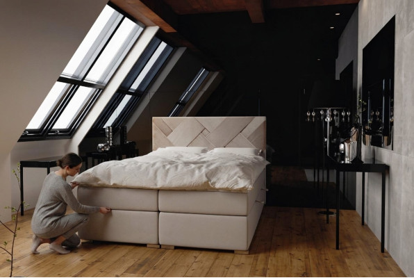Skrzynia łóżko Hotel Double Luxury bed Podkładka Podstawa łóżka Funkcja 140x200cm