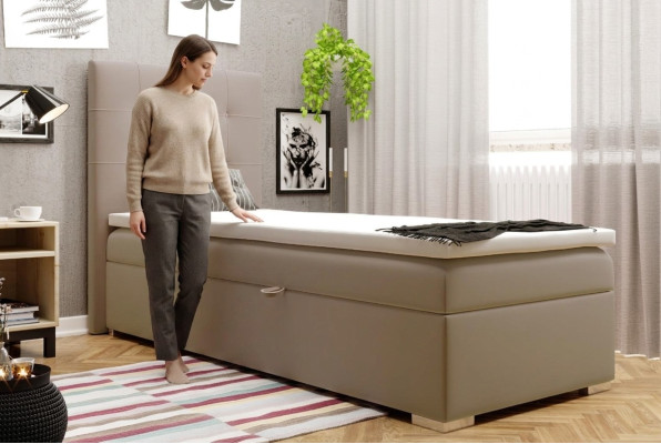 Luksusowe łóżko sprężynowe Łóżko Hotelowe Podkładka Funkcja Podstawa łóżka 90x200cm