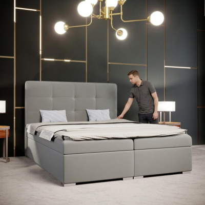 Chesterfield Boxspring łóżko Hotel kompletne podwójne zestaw materaca topper nowe.
