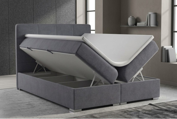 Box spring Łóżko Hotelowe podwójne Aksamit Włókienniczy luksusowe łóżko Podkładka Podstawa funkcji łóżka