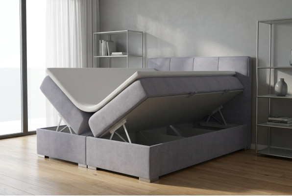 Boxspring Łóżko Hotel Double Włókienniczy Łóżko luksusowe Podkładka Podstawa łóżka Funkcja Nowość