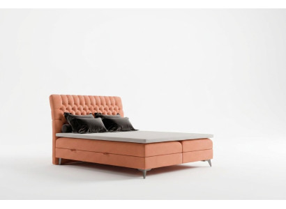 Chesterfield Boxspring łóżko Podwójne łóżka Design Obicia Skrzynia Funkcja Hotel