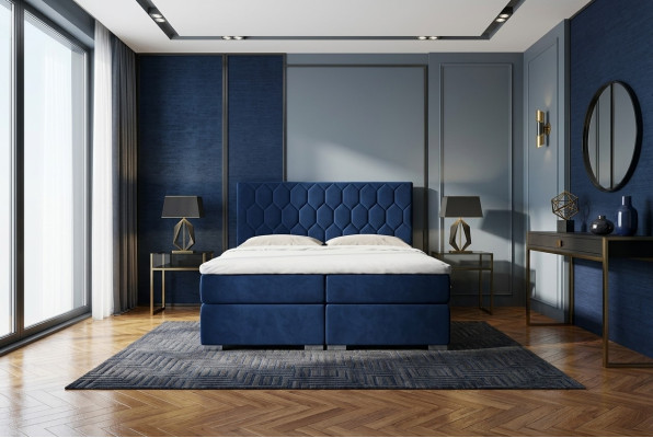 Skrzynia łóżko Hotel Design Aksamit Łóżko luksusowe Podkładka Podstawa łóżka Funkcja podwójna