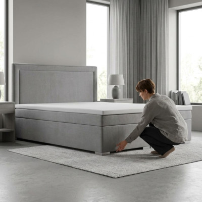 Boxspring Design Łóżko Hotel Double bed Luksusowa Podkładka Box Funkcja Aksamit Nowość