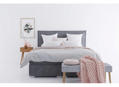 Nowoczesne łóżko hotelowe Boxspring Double Luxury Łóżko Podkładka Box Function Material