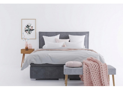 Nowoczesne łóżko hotelowe Boxspring Double Luxury Łóżko Podkładka Box Function Material