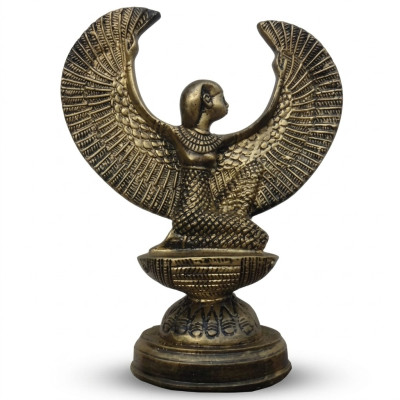 Egipt rzeźba bogini Isis figura statua figury rzeźby w stylu antycznym 38cm Nowy