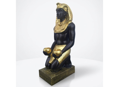 Ägypten Skulptur Pharao Kunststoff Statue Figuren Statuen Antik Stil 55 cm Neu