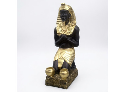 Ägypten Skulptur Ramses II Kunststoff Statue Figuren Statuen Antik Stil 55cm