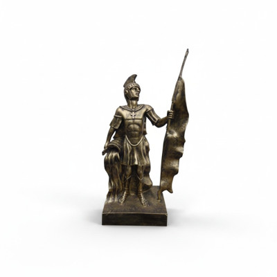 Sparta Figur Rzeźba Starożytny Antyczny Styl Posągi Wojownik Zbroja Sparta Nowe Figury