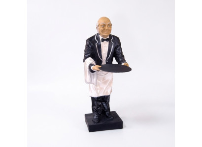 Figura Lokaja Statuetka Figurki Posągi Rzeźba Restauracja Hotel Półka Kelner Nowy