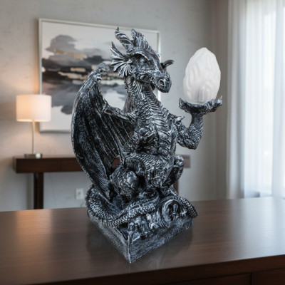 Deko Figur LAMPE Smok Statua Rzeźba 75cm Figury Rzeźby Nowe WG2020 N2
