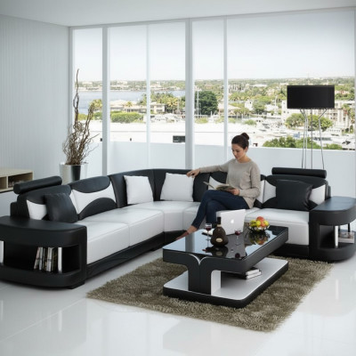 Żywy krajobraz Podkładka Narożnik Narożnik Sofa + USB,Ustaw Landscape Skóra Włókienniczy Nowość