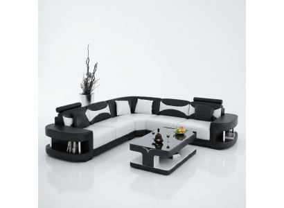 Żywy krajobraz Podkładka Narożnik Narożnik Sofa + USB,Ustaw Landscape Skóra Włókienniczy Nowość