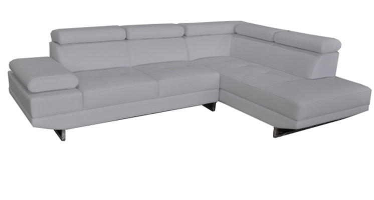 Narożnik Skóra z USB Modern XXL Couch Żywy krajobraz Skórzana Sofa Sofa L-Shape B2003