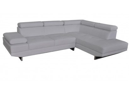 Narożnik Skóra z USB Modern XXL Couch Żywy krajobraz Skórzana Sofa Sofa L-Shape B2003
