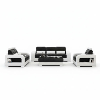 Designerski Ustawić Zestaw sofowy z USB,Podkładkę Sofa Tapicerowaną Zestaw Nowy H2209