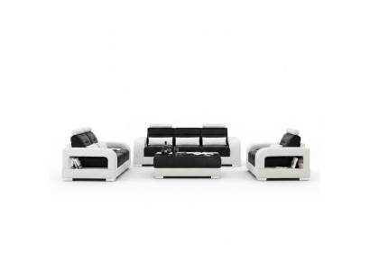 Designerski Ustawić Zestaw sofowy z USB,Podkładkę Sofa Tapicerowaną Zestaw Nowy H2209