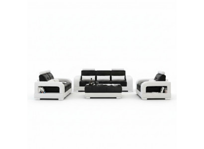 Designerski Ustawić Zestaw sofowy z USB,Podkładkę Sofa Tapicerowaną Zestaw Nowy H2209