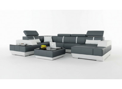 Sofa skórzana + USB,Żywy krajobraz sofa Narożnikowa kanapa kanapa narożna skórzana kanapa plakat Narożnik NOWOŚĆ