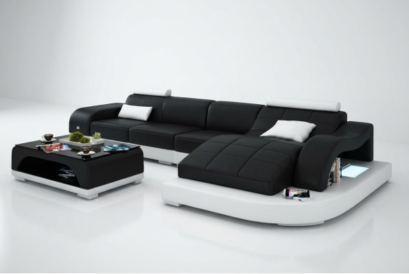 Żywy krajobraz Narożnikowa kanapa Sofa z USB Sofa skórzana Sofa designerska Siedziba Podkładka New 3375
