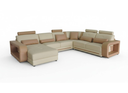 Narożnik Sofa + Podkładka USB Narożnik Living Pokój Projektant Krajobrazu Kanapy Włókienniczy A1135