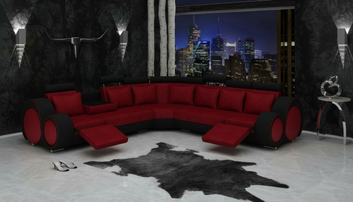 Włókienniczy Sofa USB Designer Sofy Sofy Zestaw narożny Narożnik Podkładka Żywy krajobraz