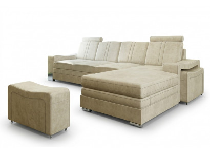 Kanapa tekstylna z USB Sofa materiałowa kanapa Narożnikowa kanapa Sofa Podkładka Ustawić Narożnik Nowość