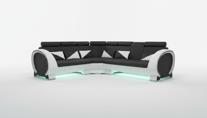 Projektant Narożnikowa kanapa Żywy krajobraz Sofa + Podkładka USB Ustawić Sofy Lounge Sofy