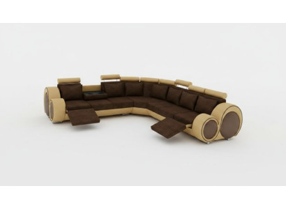 Włókienniczy SOFA +USB, SOFA PROJEKTANTOWA Narożnikowa kanapa Żywy krajobraz Narożnik NOWOŚĆ Ustawić Skóra