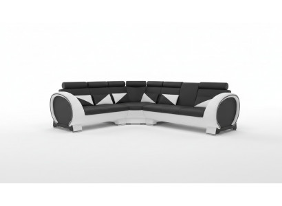 Narożnikowa kanapa PROJEKT NAROŻNIKA *Wybór koloru * SOFA +USB,Skóra SKÓRZANA SOFA KOMPLET SKÓRZANA