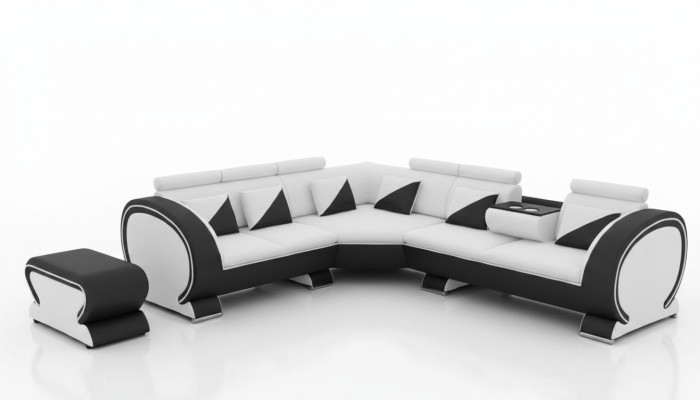 Projektant Narożnikowa kanapa +USB Sofa Podkładka Ustaw Sofy Lounge Sofy Kanapy Żywy krajobraz