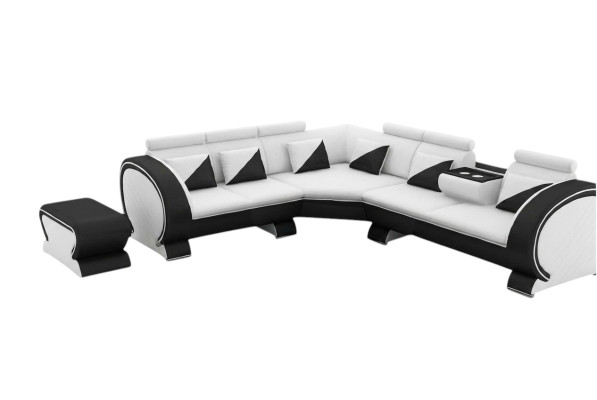 Projektant Narożnikowa kanapa Żywy krajobraz Sofa + Podkładka USB Ustawić Sofy Lounge Sofy