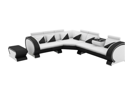 Projektant Narożnikowa kanapa Żywy krajobraz Sofa + Podkładka USB Ustawić Sofy Lounge Sofy