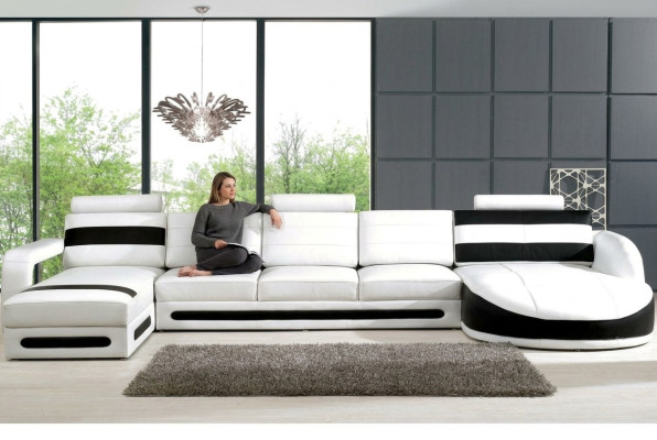 Żywy krajobraz Sofa z USB Narożnik kanapa Narożnik Podkładka Ustawić Narożnik Narożnik Sofy XXL