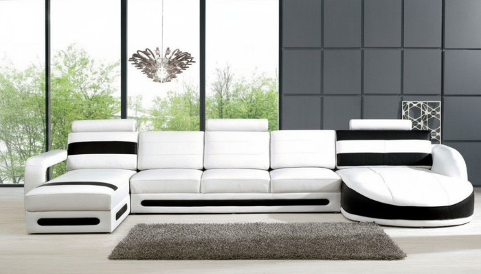 Żywy krajobraz Sofa z USB Narożnik kanapa Narożnik Podkładka Ustawić Narożnik Narożnik Sofy XXL