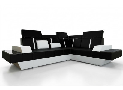 Skórzana sofa USB Żywy krajobraz Podkładka sofa Narożnikowa kanapa narożnik kanapa