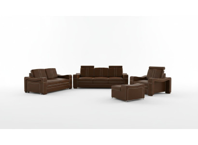 SOFA SKÓRZANA Wykonane na miarę SOFA SOFA 3+2+1 USB COUCH Ustawić ZESTAW TAPICEROWANY Nowość