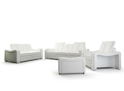 SOFA SKÓRZANA 3+2+1 SOFA +USB Ustawić ZESTAW TAPICEROWANY DESIGN SOFA Zestaw sofowy NOWOŚĆ
