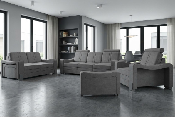 Ustawić sofę materiałową 3+2+1 Zestaw sofowy wykonany na miarę Podkładka Sofa USB Włókienniczy