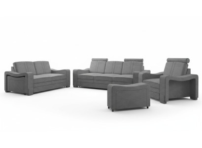 Ustawić sofę materiałową 3+2+1 Zestaw sofowy wykonany na miarę Podkładka Sofa USB Włókienniczy