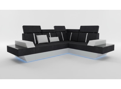 Design Żywy krajobraz Sofa Narożnikowa kanapa USB Materiał Włókienniczy Skóra Wykonane na miarę Narożnikowa kanapa