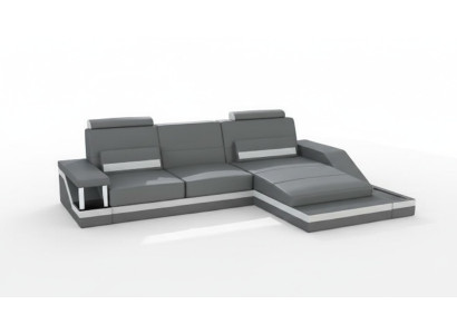 Narożnikowa kanapa Ustawić Skóra Włókienniczy Materiał Żywy krajobraz Sofa USB Nowa, wykonana na miarę