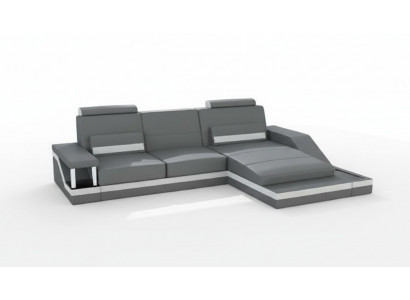 Narożnikowa kanapa Ustawić Skóra Włókienniczy Materiał Żywy krajobraz Sofa USB Nowa, wykonana na miarę