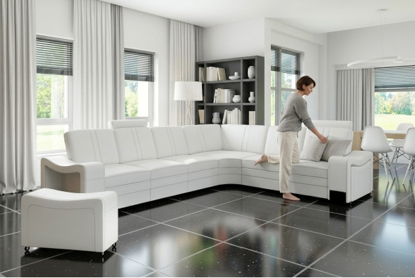 SKÓRZANA SOFA